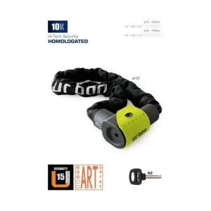 ANTIRROBO CADENA MOTO URBAN 10K Oferta De Temporada