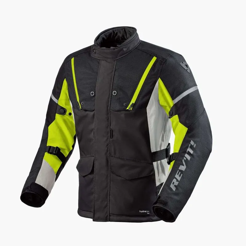 chaqueta revit horizon 3 h2o fjt322 negro-amarillo fluor Talla S Stock Limitado