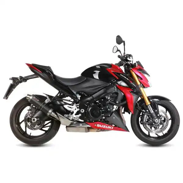 No Te Lo Pierdas Escape MIVV carbono GP Suzuki GSX-S1000 15- en color negro