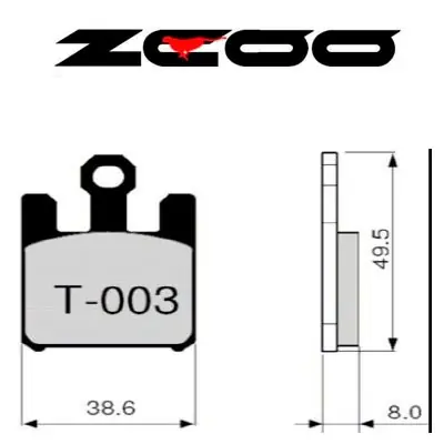 Directo De Fábrica ZCOO Pastillas freno delantero moto T003 Race