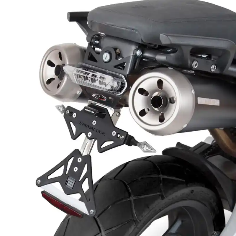 Certificado Portamatriculas reclinable barracuda yamaha mt-03 06-14