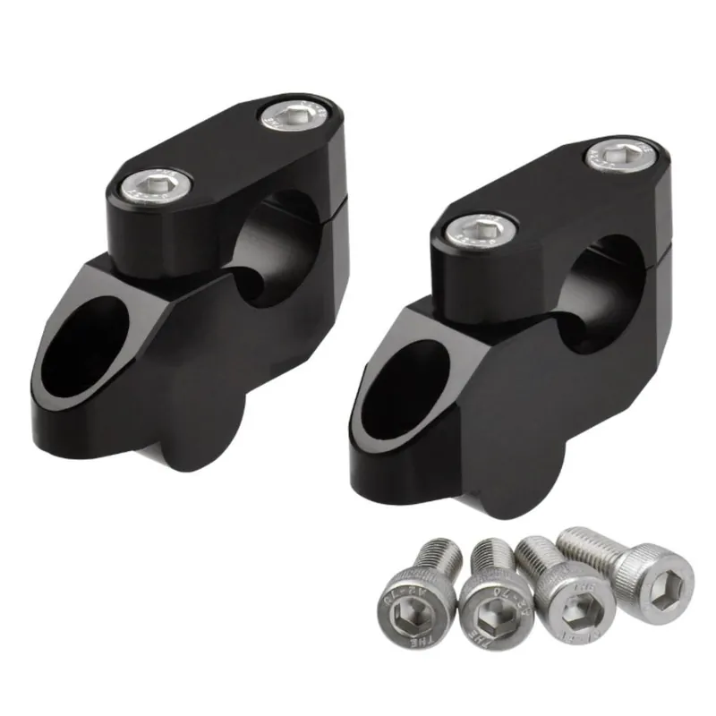 Alzas para manillar de 28 H20mm negro A Buen Precio