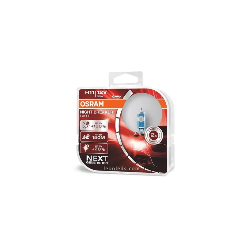 Oferta Bombillas H11 Night Breaker Laser Next Generation +150% Osram - Osram Automoción