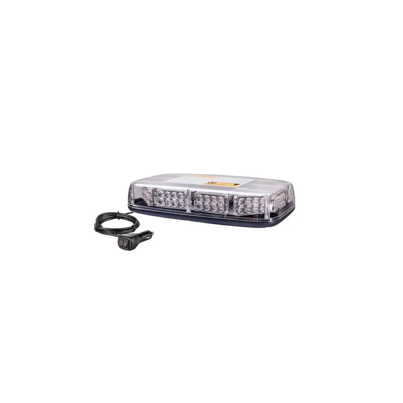 Marca Reconocida Mini Puente LED magnetico Ambar con conector de mechero NR65 TA1 - Agropar