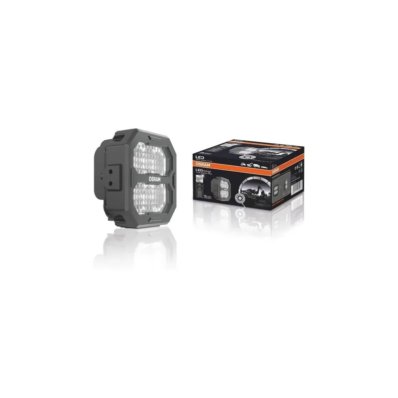 Faro de trabajo LED cuadrado LEDriving® Cube PX2500 Wide (ancho), LEDPWL 104-WD, alcance 45m, 6000K, 27W, 12/24V - Osram Automoción Venta Final