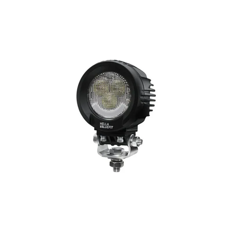 Faro de Trabajo LED redondo HELLA R2100 2.0 con luz de posición Blanca/Ambar 12V 2300lm Luz de Posición IP67 1G0 357 109-111  - Hella Económico