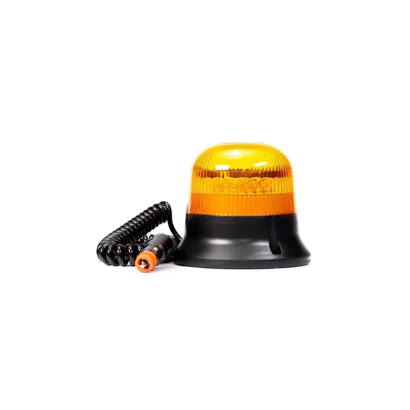 Descuento Rotativo LED ambar Magnético con cable y conector de mechero 3 Metros Doble Flash ´Double Flash` FT-151 DF LED MAG M30 12V 24V - Fristom