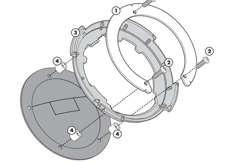 Anclaje tanklock givi bf20 (honda) Precio Rebajado