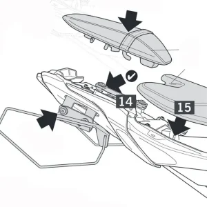 Certificado Fijación para alforja shad yamaha mt-07 18>20