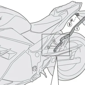 Adaptador parrilla kawasaki ninja 300 (13 > 18) Promoción