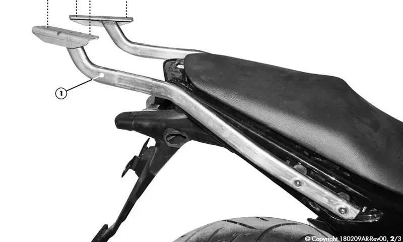 Adaptador maleta kawasaki er-6n / er-6f 650 (09 > 11) givi 449fz Compra Ahora