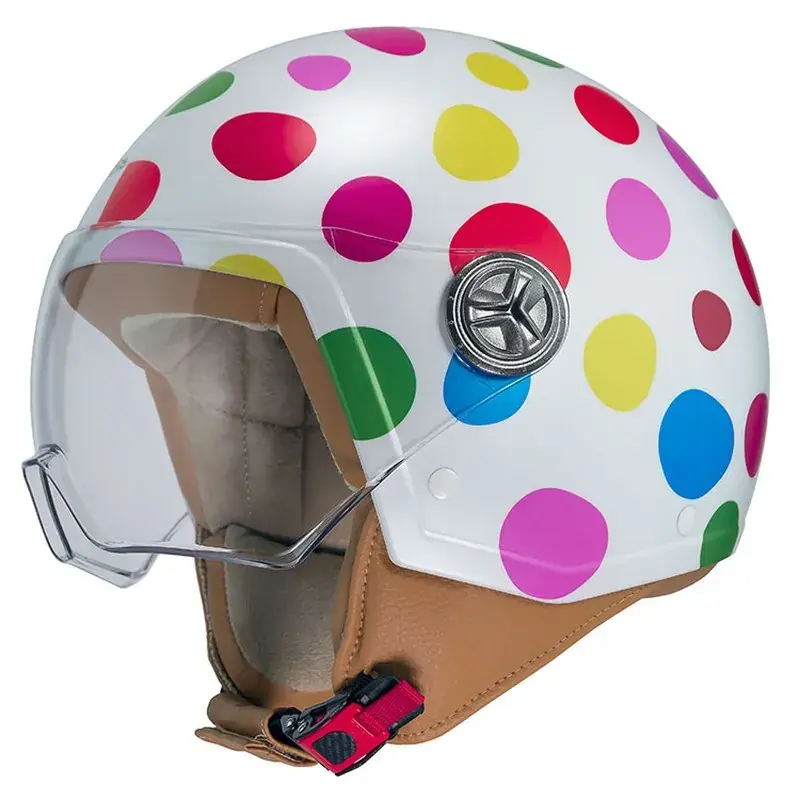 Casco Jet NZI Zeta 2 Ágatha Ruiz de La Prada Lunar Multicolor Brillante Perlado Oferta