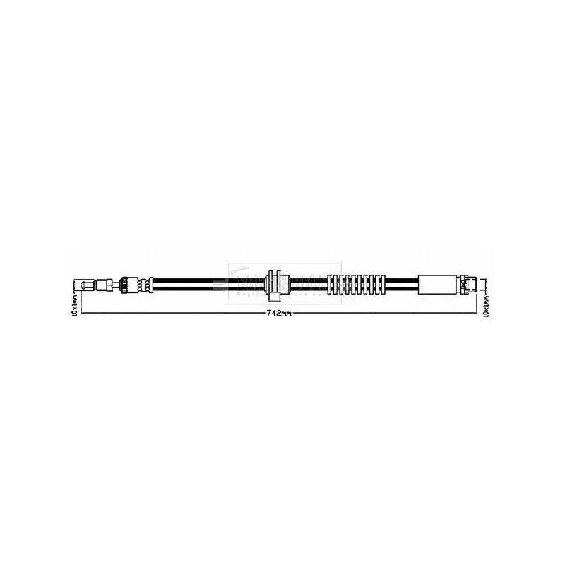 BORG & BECK BBH8322 Tubo flexible de frenos Venta Final