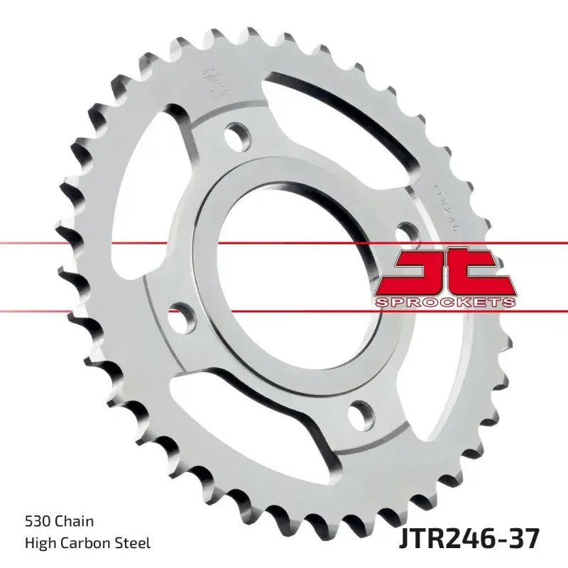A Buen Precio Corona moto JT Sprockets de acero de 37 dientes JTR246.37