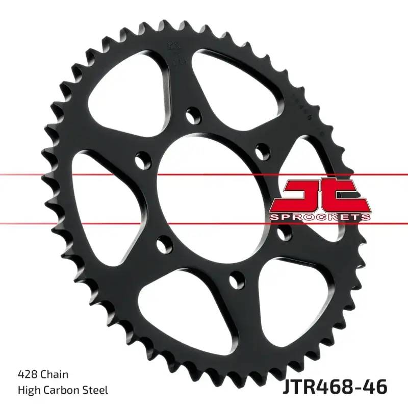 Corona moto JT Sprockets de acero de 46 dientes JTR468.46 A Buen Precio