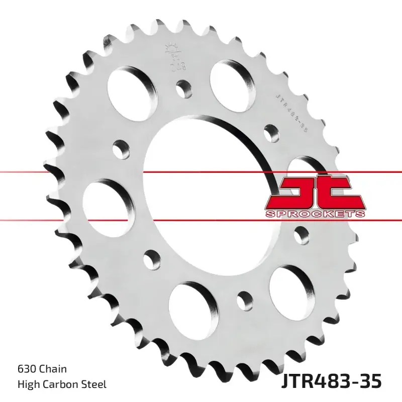 Corona moto JT Sprockets de acero de 35 dientes JTR483.35 Oferta De Temporada
