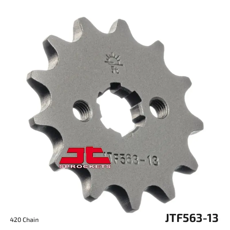 Marca Reconocida Piñón de moto JT Sprockets acero 13 dientes P.420 JTF563.13