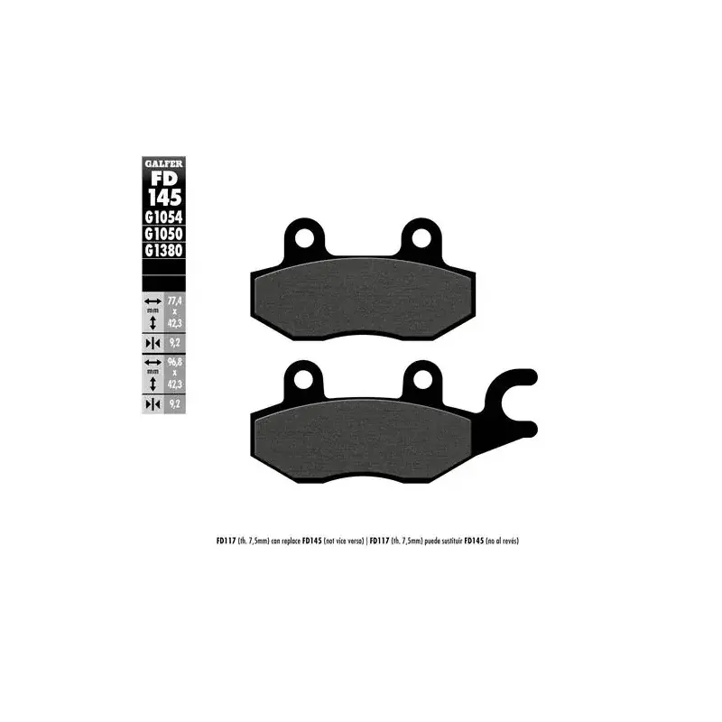 Pastillas de freno moto Galfer Scooter FD145G1050 Últimas Unidades