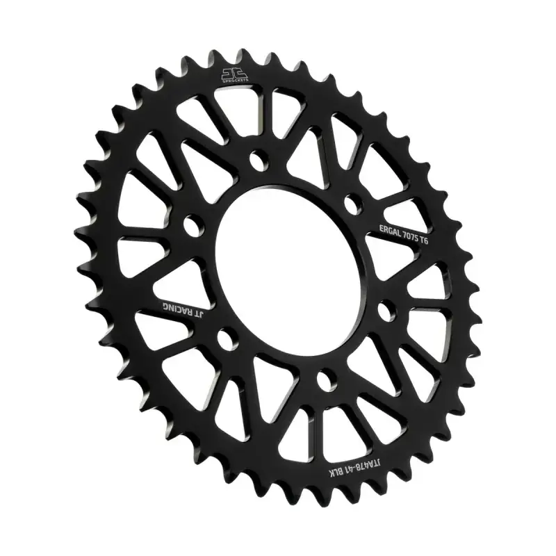 Compra Ahora Corona moto JT Sprockets 41 dientes P.520 aluminio negro JTA478.41BLK