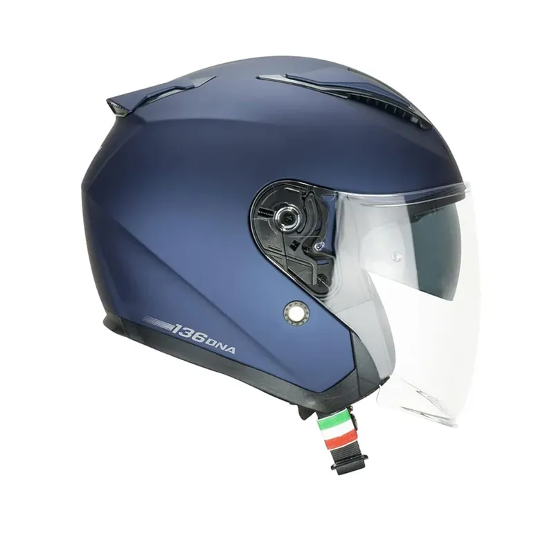 Devolución Gratuita CGM 136A DNA MONO Jet Casco Abatibles Azul Satinado XS