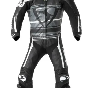 Oferta De Temporada MUGENRACE MNR-2004 Rc Max Uno Traje Cuero Negro Gris Blanco 52