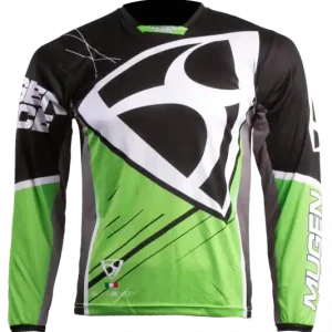 No Te Lo Pierdas MUGENRACE CR-MNR-2494 CRUZ JERSEY Negro Verde XS