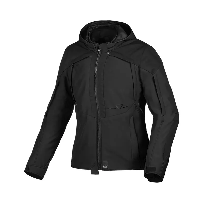Garantía De Devolución De Dinero Macna Territor mujer impermeable textil Chaqueta Negro XS