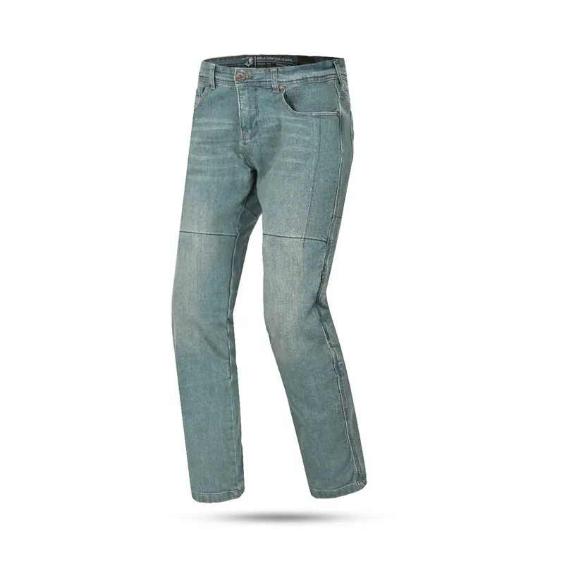 Novedad BELA DRIFTER JEANS DE MOTO HOMBRE 32L VINTAGE LIGHT AZUL 36