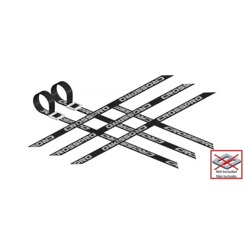Rebajas Pack 2 cintas parrillas universal 3x3x3 Negras super reforzadas CROSSPRO
