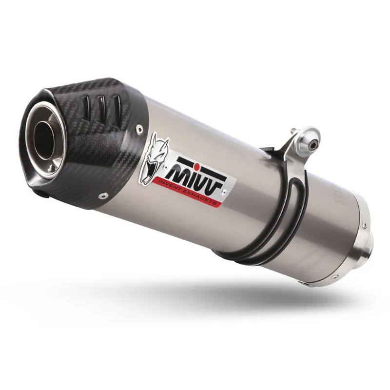 Escape Mivv Oval Titanio-Carbon Cap Moto Guzzi Norge 1200 06-08 Precio Bajo