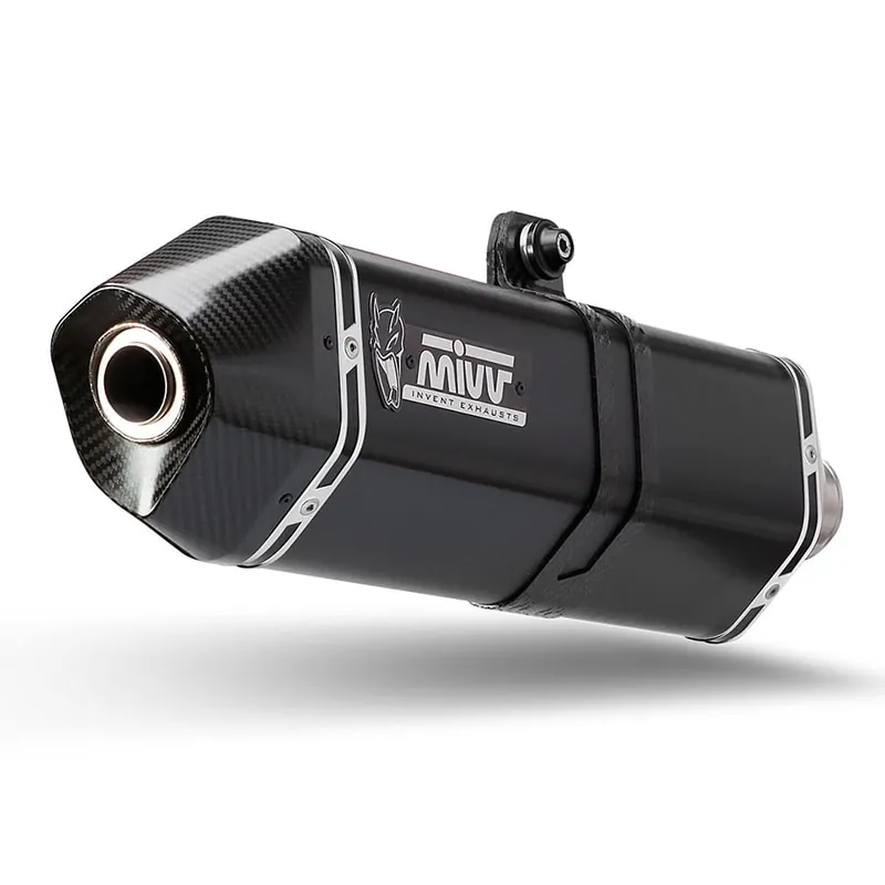 Escape Mivv Speed Edge Steel Black Honda Nc 750 S-X 14-15 A Buen Precio