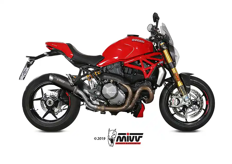 Compra Ahora Escape Mivv Slip-On GP Pro black Ducati Monster 821 2018-20 / Monster 1200 2017-21