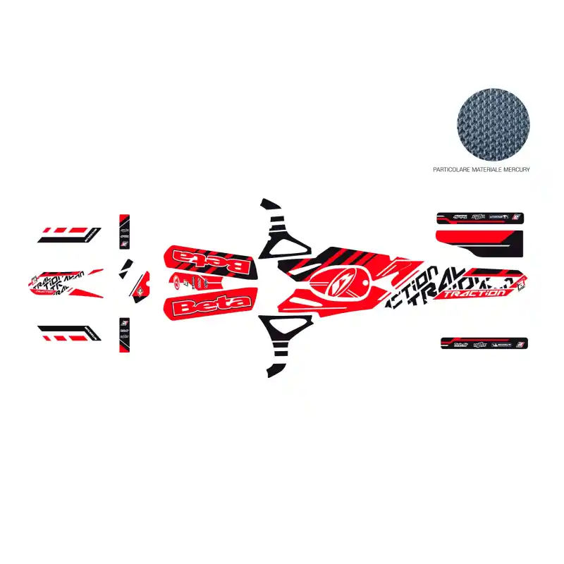 Kit Adhesivos Blackbird Traction Beta REV3 250 03-06 Última Oportunidad