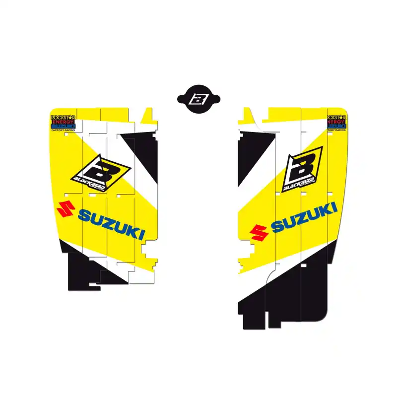 Envío Inmediato Kit Adhesivos Radiador Blackbird Suzuki RMZ 450 08-17