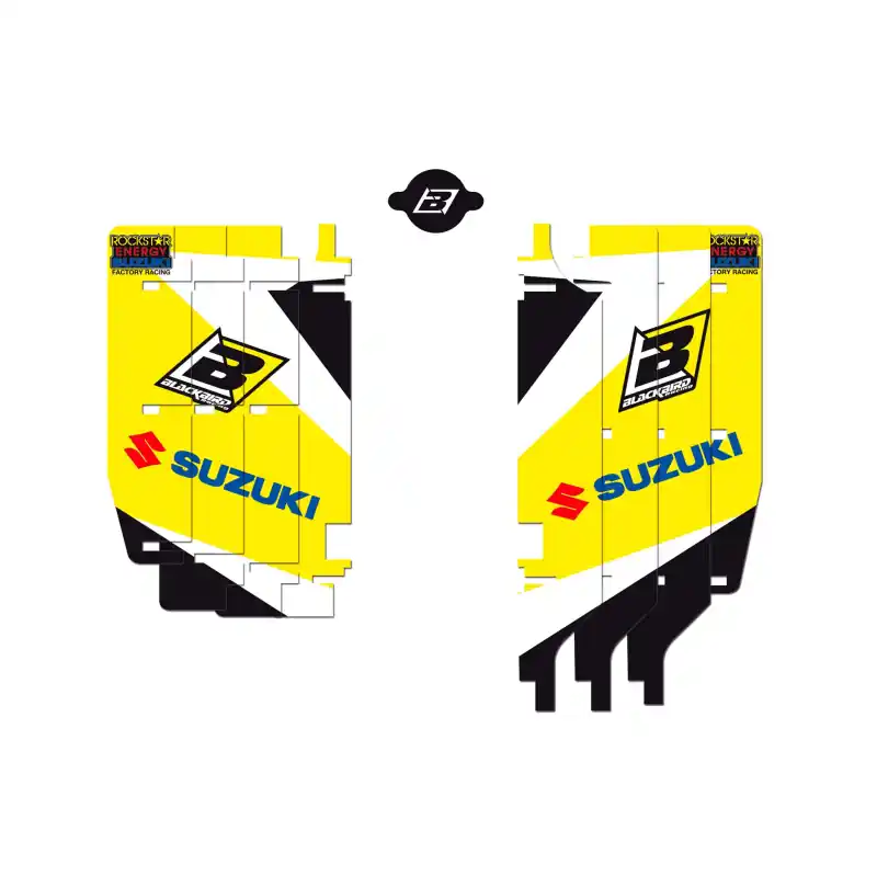 Kit Adhesivos Radiador Blackbird Suzuki RMZ 250 10-18 Más Vendido