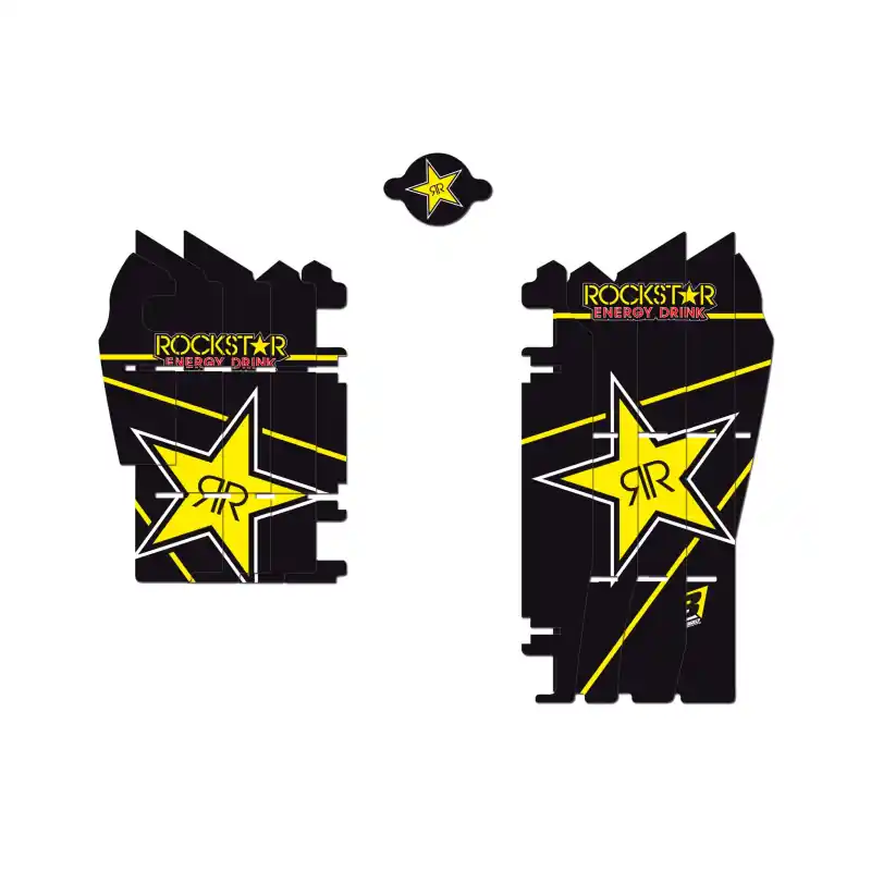 Disponible Ahora Kit Adhesivos Radiador Blackbird Rockstar Energy Kawasaki KX 450 F 16-18