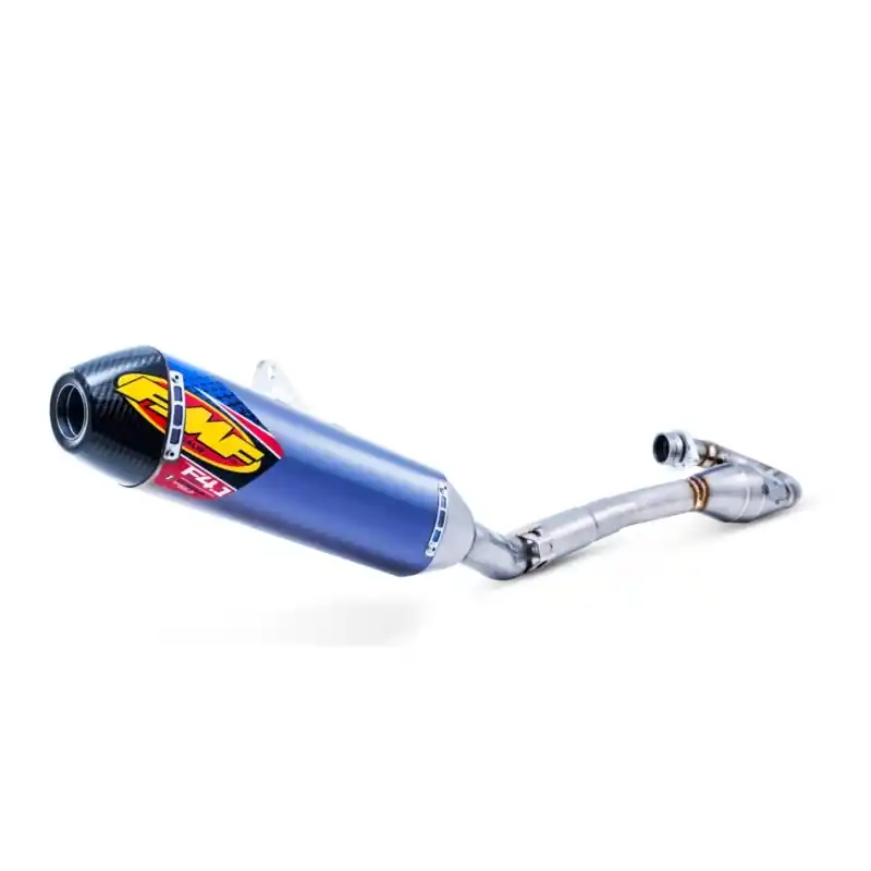 Súper Precio Sistema Completo FMF Factory 4.1 RCT Titanio Yamaha YFZ 450 R 09-17 YFZ 450 X 10-11 Anodizado Azul Colector Megabomb
